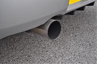 exhaust tip before