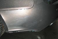 rear lower bumper shown here with multiple scratches